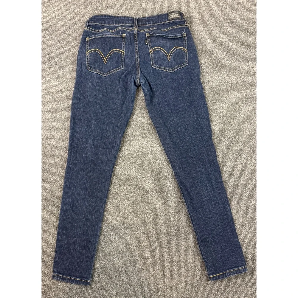 Levi's 535 Legging Jeans Women's Size 11 Short Dark Wash Stretch Mid Rise Denim